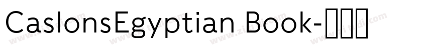 CaslonsEgyptian Book字体转换 CaslonsEgyptian Book字体转换